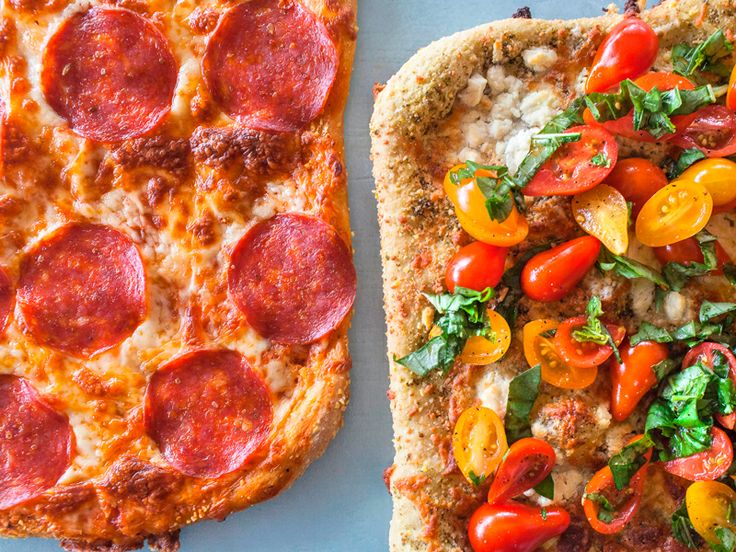 Two Pizzas: photo by Jackie Alpers for the Food Network