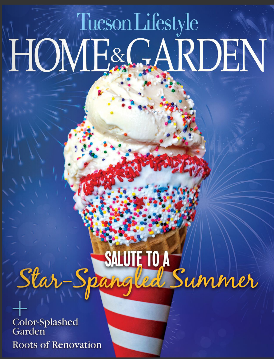 4th of July Ice Cream Cone Magazine Cover 