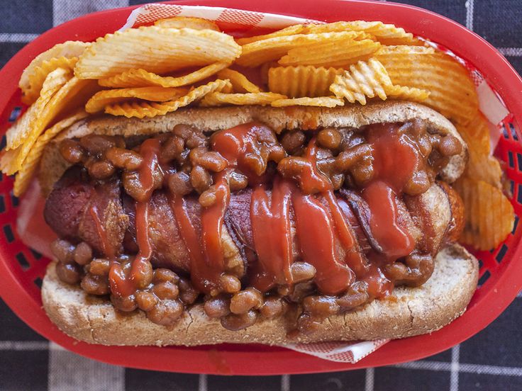My Mother's Famous Baked Beans Hot Dog