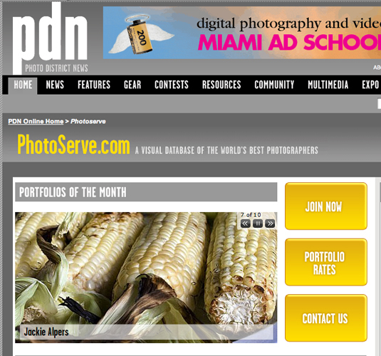 Jackie Alpers featured in Photo District News
