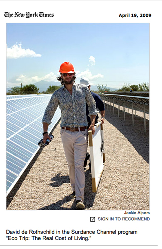 Eco Trip in The New York Times