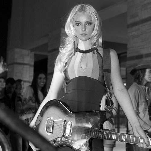 Black and white, square format fashion photography by Tucson, Arizona photographer Jackie Alpers. 