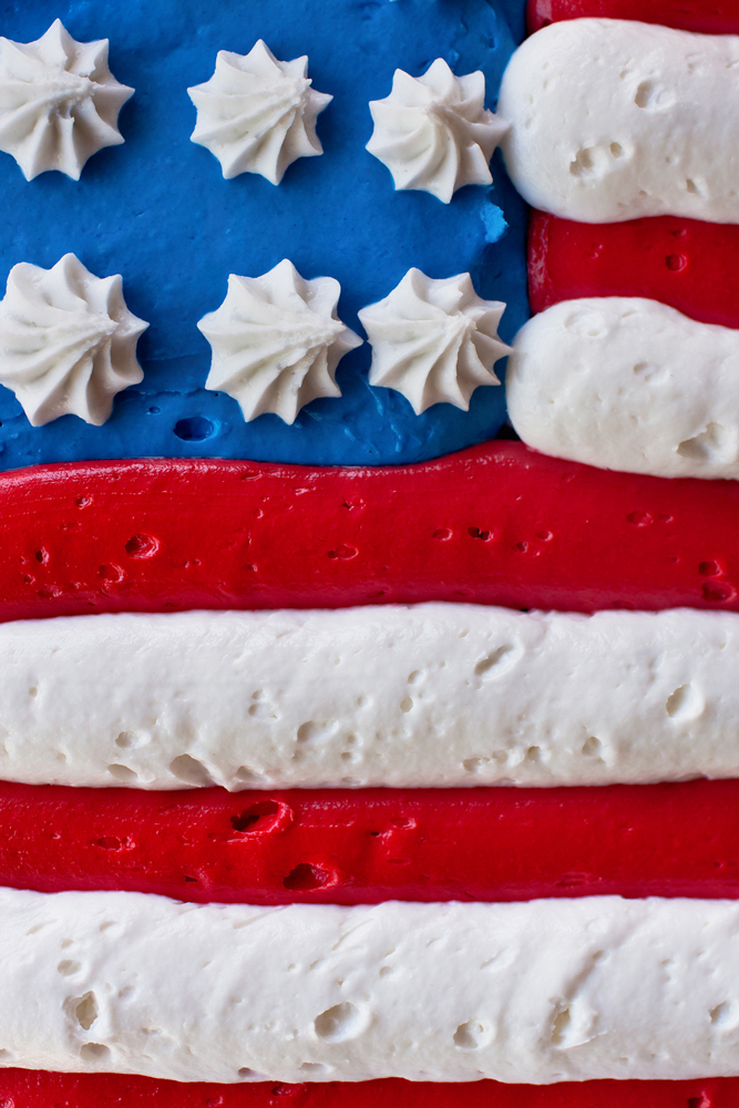 american flag cake