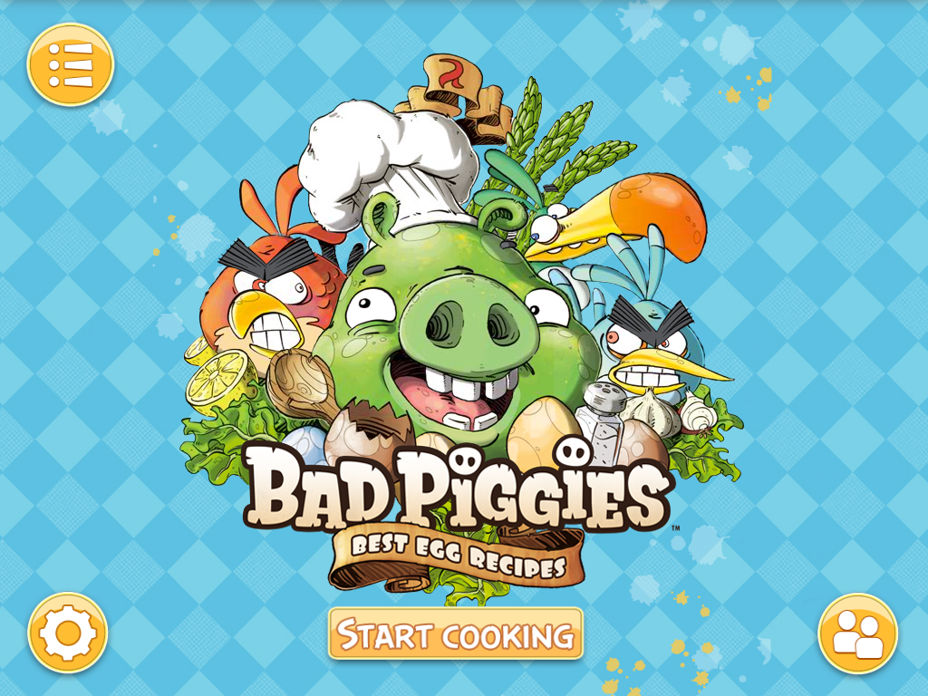 cookbook cover of Bad Piggies Best Egg Recipes
