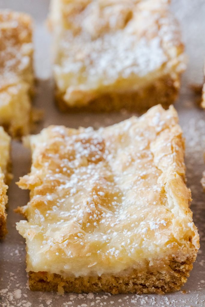 gooey butter cake, food photography by Jackie Alpers for National Geographic books.