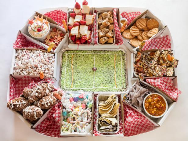Make a Sweets Stadium Your Game-Day Party Centerpiece by Jackie Alpers